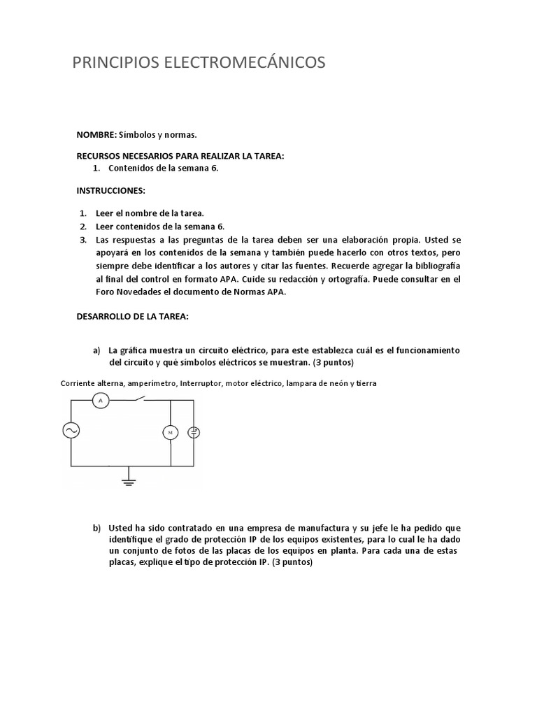 I pe s6 tarea pdf agua ingenieria el ctrica