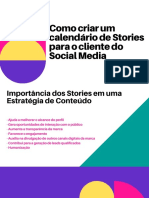 Criando um calendário de Stories para o cliente do Social Media