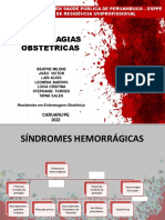 Síndromes hemorrágicas na gestação
