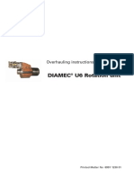 Diamec U6 Rotation Unit: Overhauling Instructions For