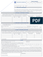 Declaración juramentada familiar