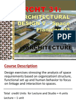 TOPIC 01 - INTRO TO ARCHITECTURAL DESIGN 5 - Snotes