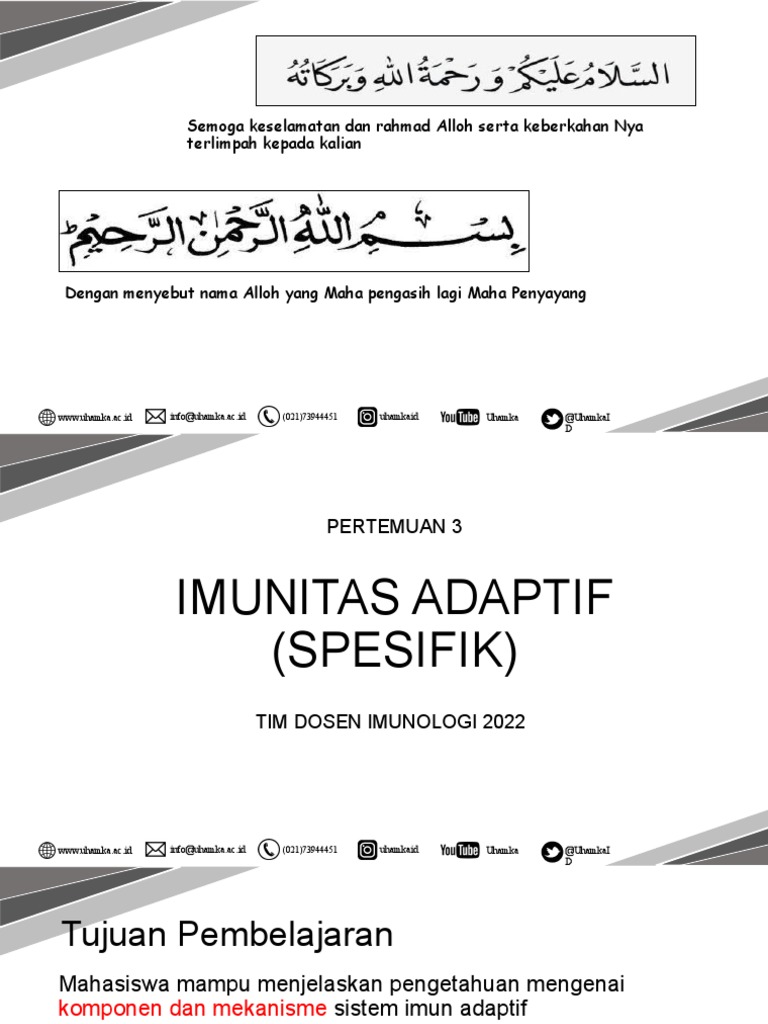 2022 Tm 3 Sistem Imun Adaptif Pdf
