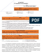 Q2 3rd Quarter Summative Test MAPEH5