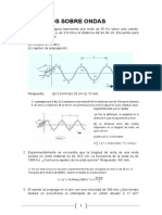 Ejercicios y Problemas Sobre Ondas