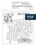 3º Atividade Educação Física