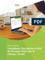Inscripcion RNC Personas Fisicas Por OFV