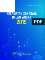 Kecamatan Sokaraja Dalam Angka 2019