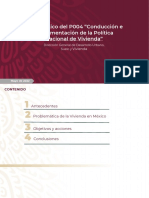 Diagnóstico Del P004 "Conducción e Instrumentación de La Política Nacional de Vivienda"