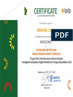 File Certificate