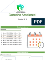 Derecho Ambiental - Sesión 3