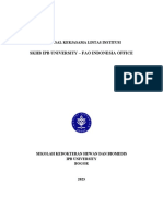 Proposal Kerjasama Lintas Institusi IPB-FAO