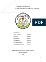 Proposal Penelitian Pentingnya Jam Istirahat Dalam Kegiatan Belajar