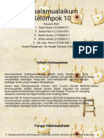 PPT Kelompok 10 Wirausaha