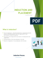 Induction and Placement Process Explained