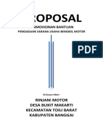 Proposal Bengkel Motor