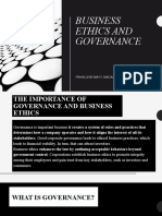 The Importance of Governance and Business Ethics (39
