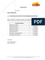 Actualizacion Valores Administracion 2020