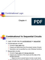 Combinational Logic Chapter 4: Combinational vs Sequential Circuits