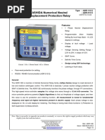 Ashida Adr112e Numerical Neutral Displacement Protection Relay