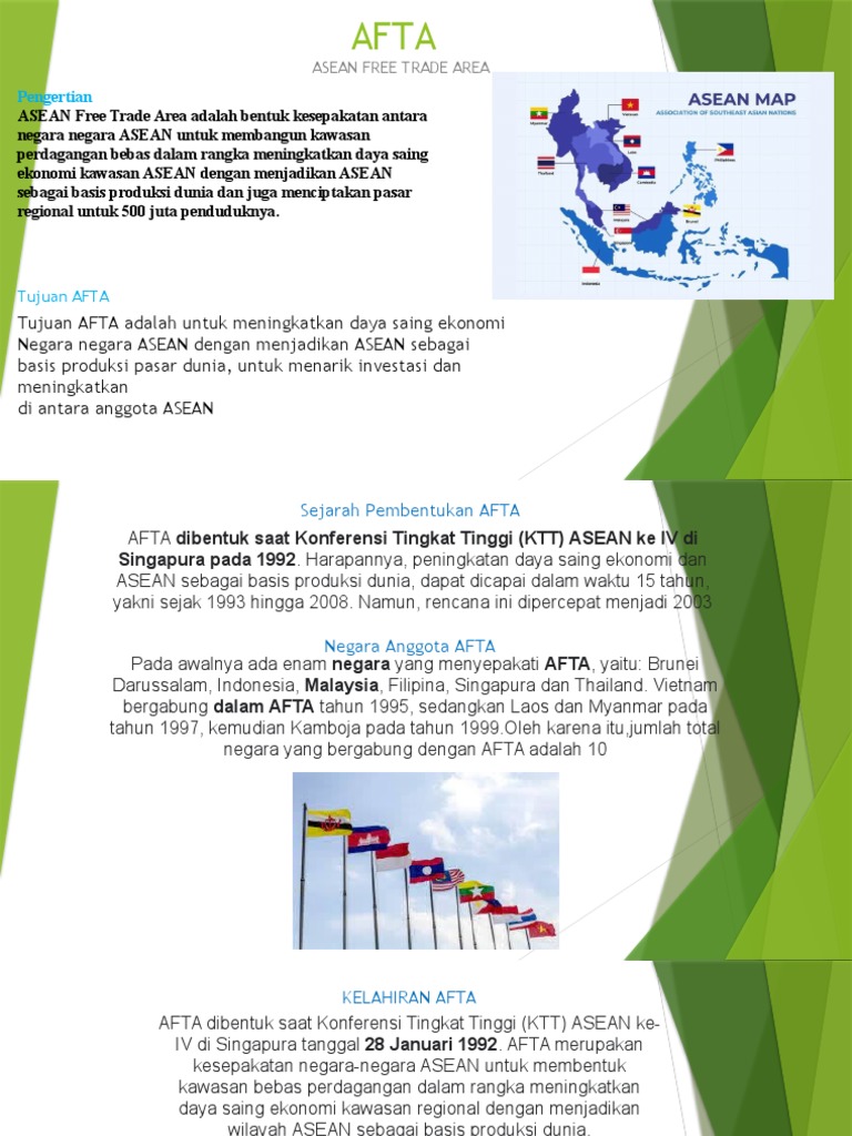 AFTA: Membangun Perdagangan Bebas ASEAN | PDF