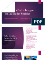 La Cultura de La Imagen en Las Redes Sociales - Ulises Ramírez Sánchez 1-CM