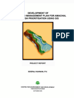 Development of A Watershed Management Plan For Amachal Through Ion Using GIS - Report