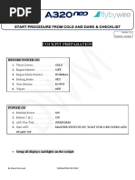 Checklist Fenix A320 | PDF | Transponder (Aeronautics) | Landing Gear
