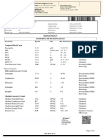 PO and Patient Details with Haematology and Biochemistry Results