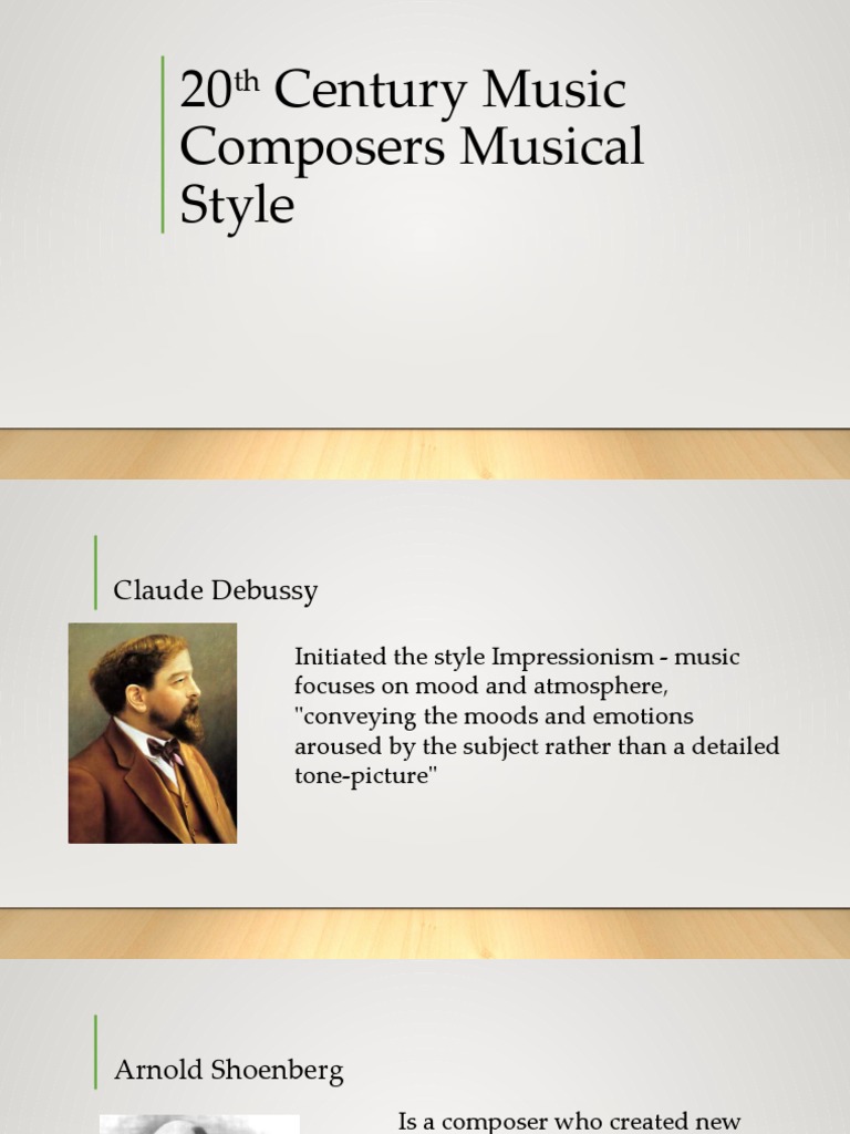 20th century music composers download free pdf musical compositions
