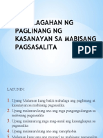 Kahalagahan NG Paglinang NG Kasanayan Sa Mabisang Pagsasalita