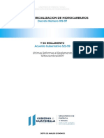 Decreto 109 97 Ley de Comercializacion de Hidrocarburos y Acuerdo Gubernativo 522 99 Reglamento