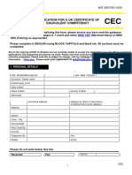 CEC Aplication Form MSF 4203