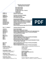 2023-2024 MHPS School Calendar