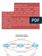 Kelompok Ekonomi Diagram Interaksi Pelaku 2 Orang