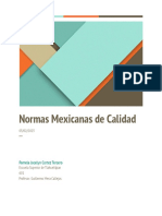 Normas Mexicanas de Calidad: Pamela Jocelyn Cortez Tercero