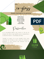 Eco-glass: diseño centrado en la persona con vidrio reciclado