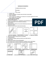 Lista de Materiales de Matematica