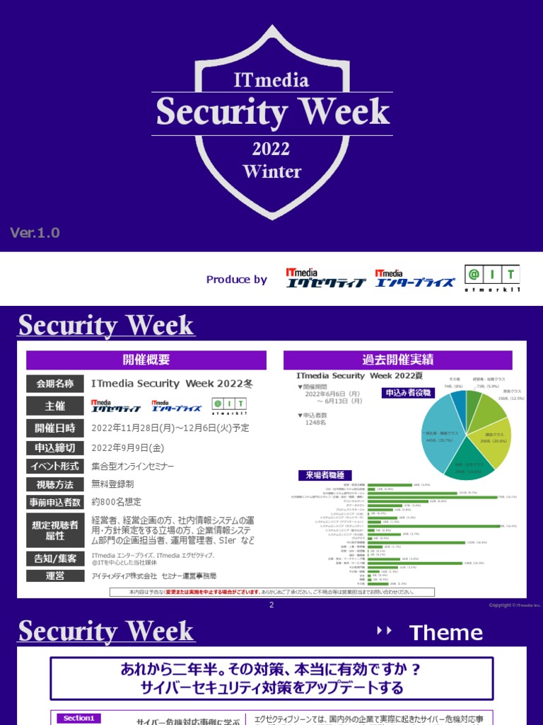 2211ITmedia Security Week 2022 冬サービスサイト用企画書 PDF