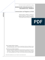 Artículo Comunicación Organizacional y Felicidad en El Trabajo