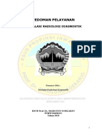 Pedoman Pelayanan Instalasi Radiologi Diagnostik Tahun 2019