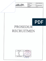 PROCEDURE RECRUITMENT