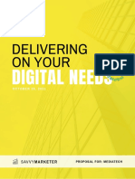 Editable Digital Marketing Proposal Template