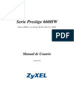 Manual de configuración web del Router Zyxel Serie Prestige 660HW