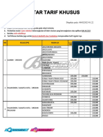 Tarif Khusus Februari 2023