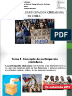 Participación Ciudadana en Chile.