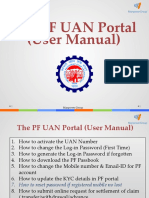 The PF UAN Portal (User Manual)