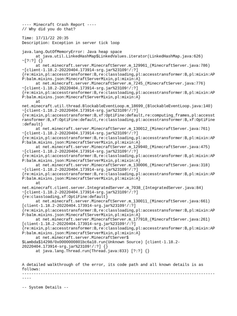 Crash 2022 11 17 20.35.17 Server PDF Computing X86 Architecture