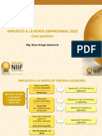 Guía IR 2022: Caso práctico renta de tercera categoría