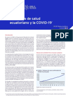 Sistema de Salud Del Ecuador y COVID19